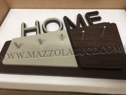 Complementi Selezionati da Mazzolaluce Appendichiavi da parete magnetico moderno rovere wenge