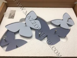 Complementi Selezionati da Mazzolaluce Appendichiavi da parete magnetico farfalle colore carta da zucchero