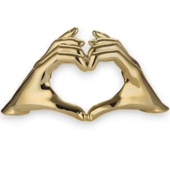 Bongelli Preziosi Bomboniera mini scultura mani cuore oro h10