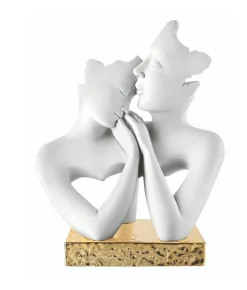 Bongelli Preziosi Bomboniera mini statuina famiglia h15 oro