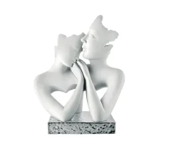 Bongelli Preziosi Bomboniera scultura argento famiglia stilizzata h15