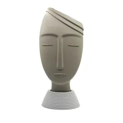 Bongelli Preziosi vaso testa uomo medio h32 nocciola soprammobile