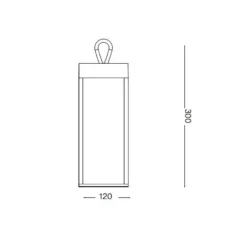 Ideal Lux Enya tl lampada da tavolo bianca per esterno portatile led ip54