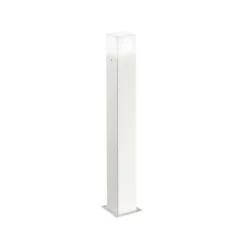 Gea Luce adipi lampione da giardino moderno quadrato bianco