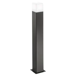Gea Luce aditi lampione da giardino antracite moderno quadrato