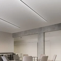 Gea Luce baku p profilo plafone bianco per strisce led max 10mm