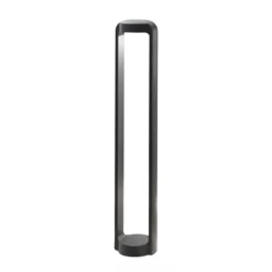 Gea Luce eurus lampione da giardino led 4000k antracite ip65 h80 cm
