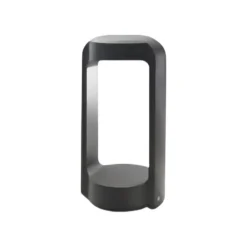 Gea Luce eurus lampione da giardino led 4000k antracite h30 cm