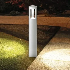 Gea Luce janet lampione da giardino moderno grigio