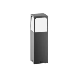 Gea Luce lampioncino da esterno ip44 antracite h30 cm