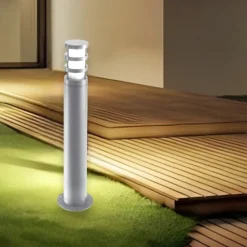 Gea Luce zeis lampione moderno grigio da giardino