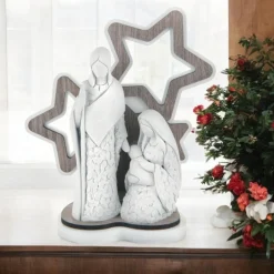 Bongelli Preziosi Mini presepe statuetta natalizio h14 rovere