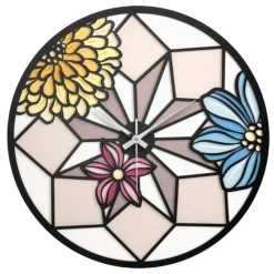 Bongelli Preziosi Orologio da parete moderno fiori mosaico