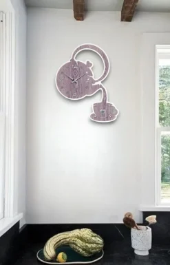 Bongelli Preziosi Orologio da parete per cucina tazza rovere