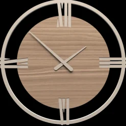 Complementi Selezionati da Mazzolaluce Orologio grande da parete moderno noce canaletto sirio