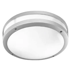 Gea Luce Plafoniera da esterno rotonda grigio ura