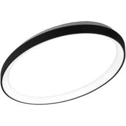 Vivida International Plafoniera ovale nera led 40w 3000k 4000k dimmerabile vivida lifering