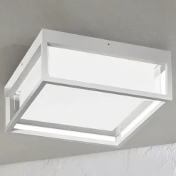 Gea Luce Plafoniera per esterno moderna ip65 bianca led cct