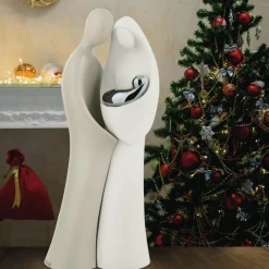 Bongelli Preziosi Presepino h13 famiglia stilizzata nocciola