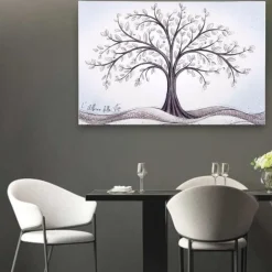 Bongelli Preziosi Quadro moderno albero della vita 80x56 cipria