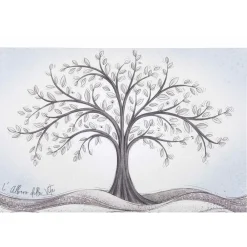 Bongelli Preziosi Quadro moderno albero della vita 80x56 cipria