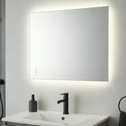 Selezionato da Mazzolaluce Specchiera da bagno rettangolare led touch 4000k antiappannamento