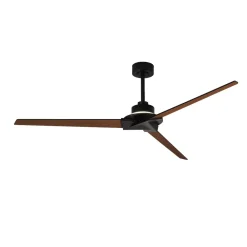Complementi Selezionati da Mazzolaluce Ventilatore a soffitto nero per esterno con luce telecomando app mantra brisa