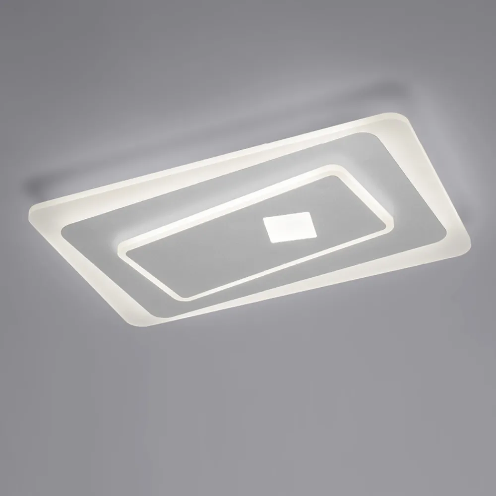 Vivida International Vivida brighton big plafoniera per soffitto led 60w 3000k 4000k design rettangolare