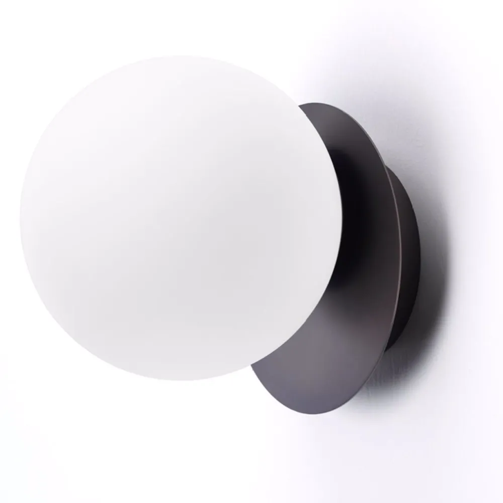 Vivida International Vivida pearl applique bronzo vetro bianco design moderno led 8w 3000k